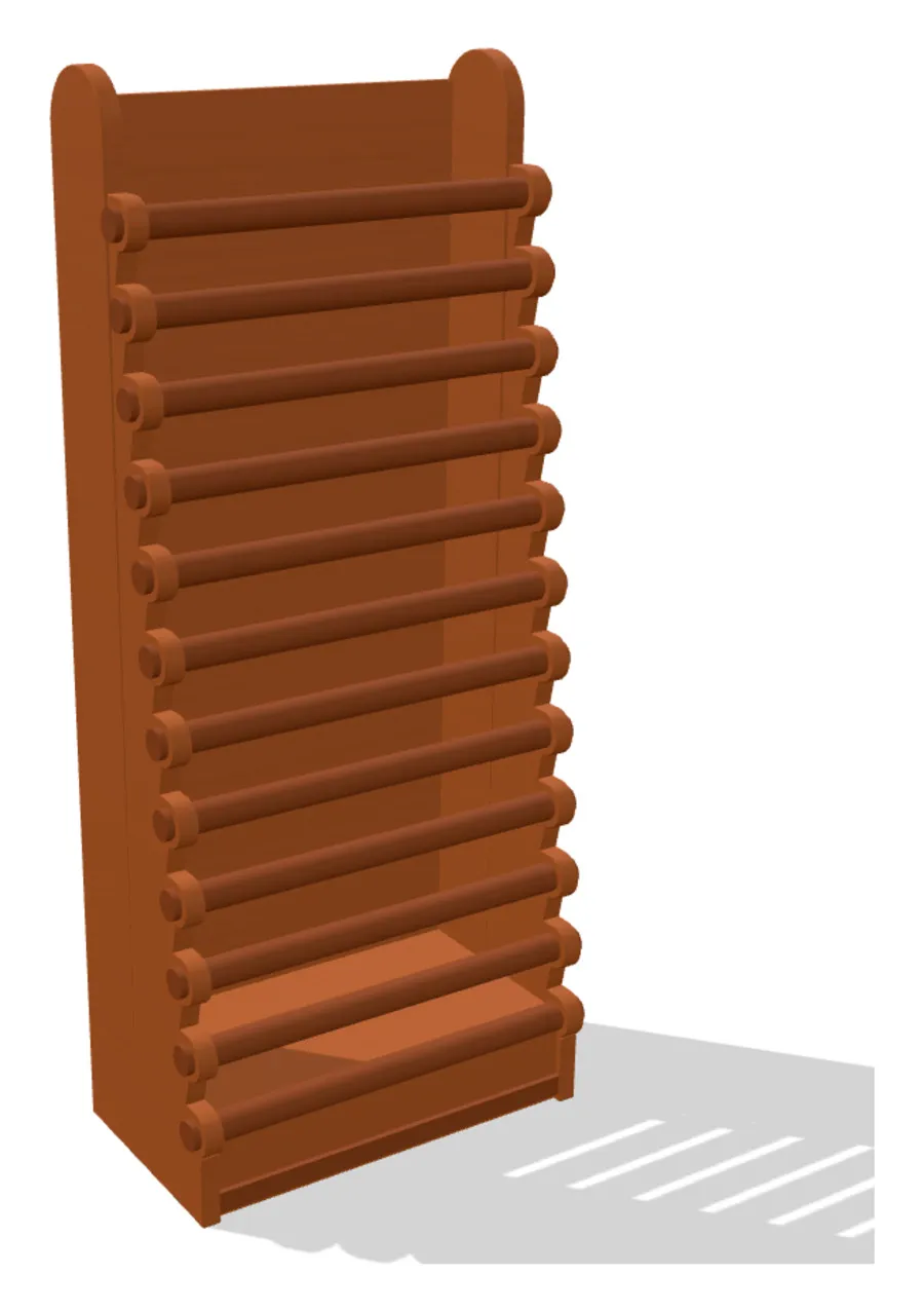 12-tier build with an open base