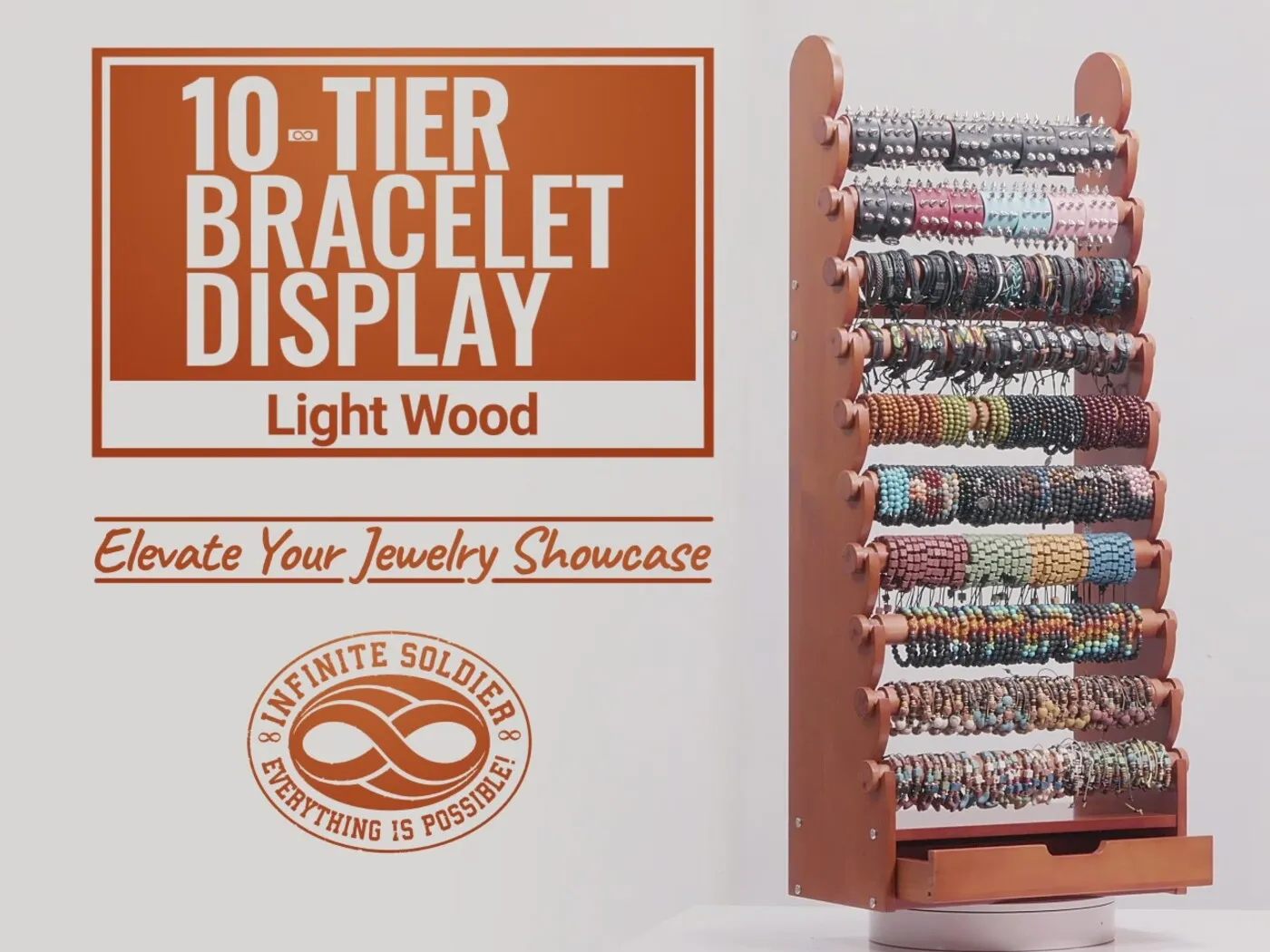 a close-up detail of the bracelet display — view 7